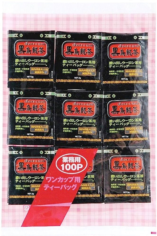 Amazon.co.jp: OSK 黒烏龍茶 アルミ 個包装 ティーバック 業務用